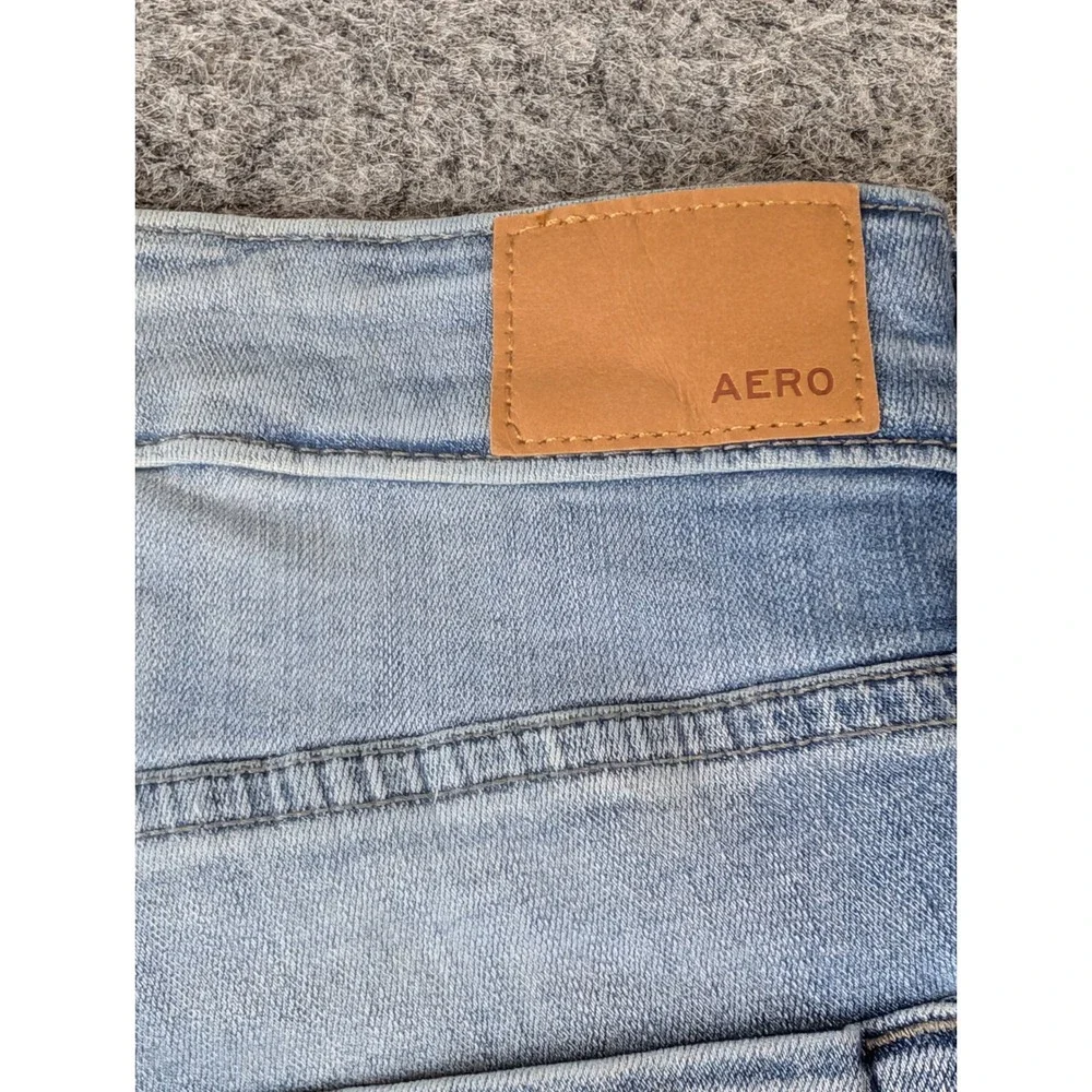 Aeropostale‎ High Rise Jegging Womens 6 Reg Light Wash Blue Skinny Denim Jeans